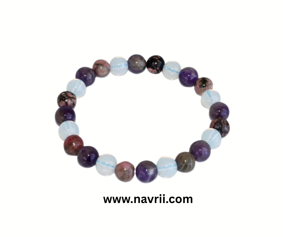 Libra Zodiac Gemstones Bracelet – Balance, Harmony & Inner Peace ♎︎