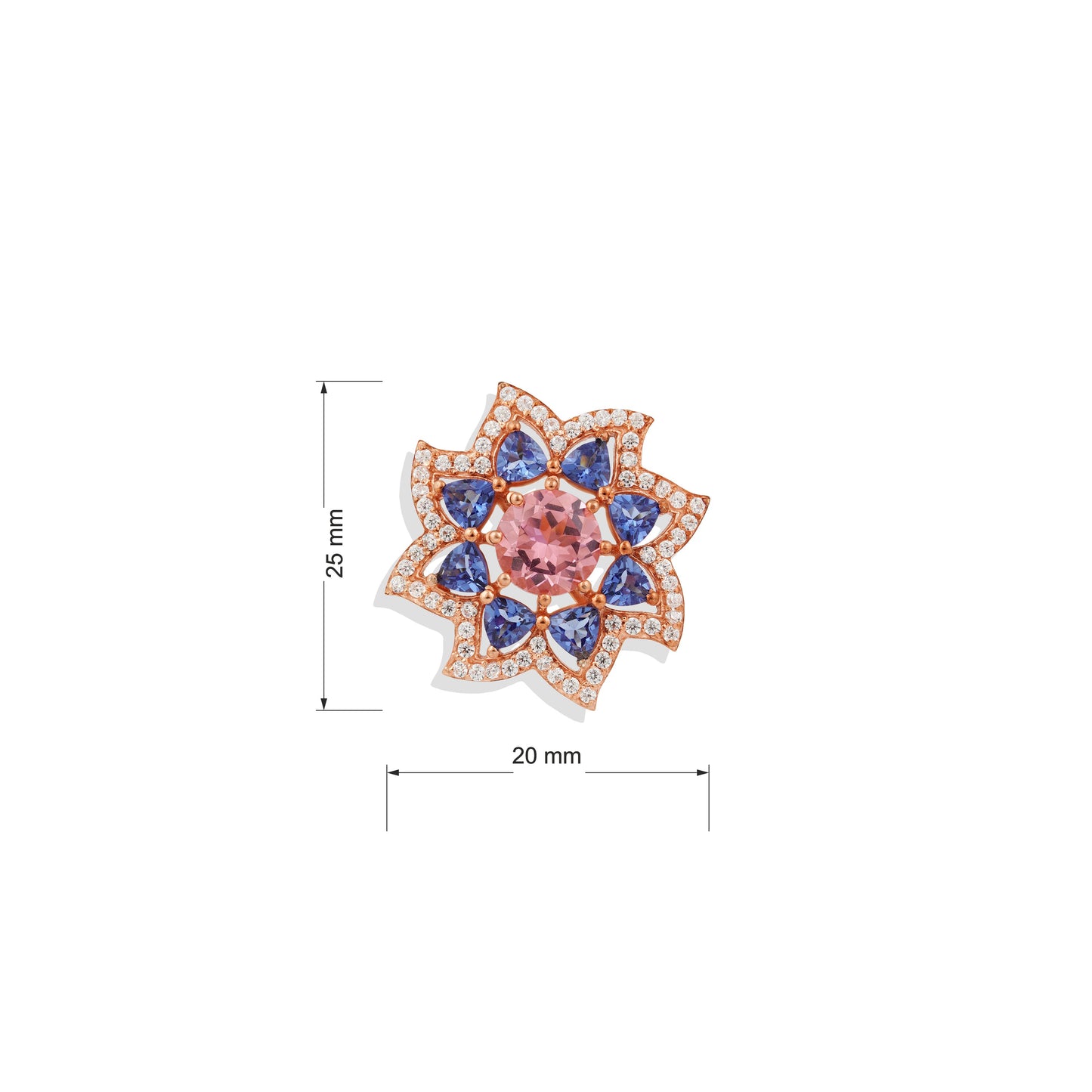 "Flower-Flower Shaped Stud Earrings – Elegant & Pretty for Any Season | Timeless Beauty for Every Outfit"