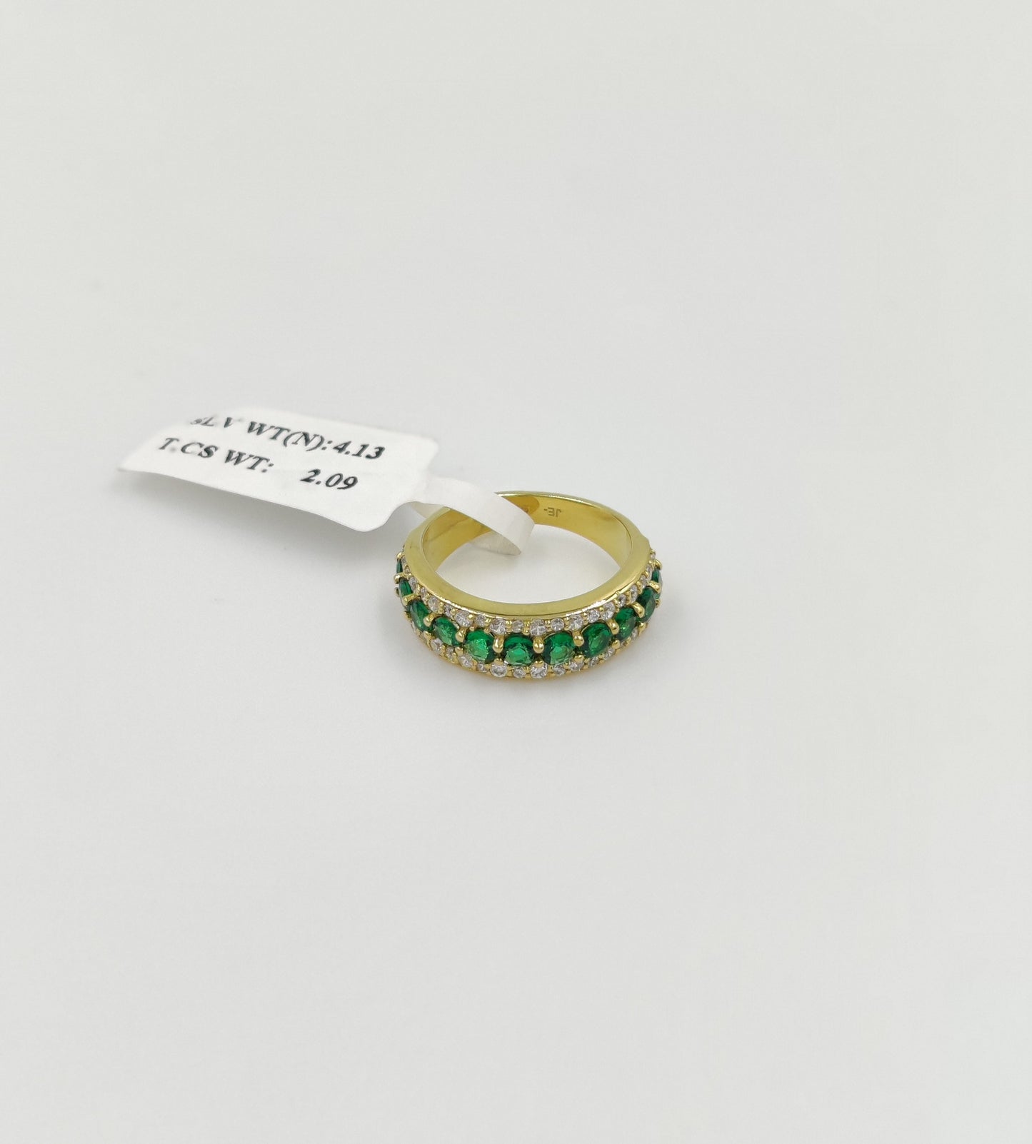 Elegant 925 Sterling Silver Labmade Gemstone Eternity Band Ring- Sapphire, Emerald, Ruby | Navrii with AAA+ Quality CZ Gemstones