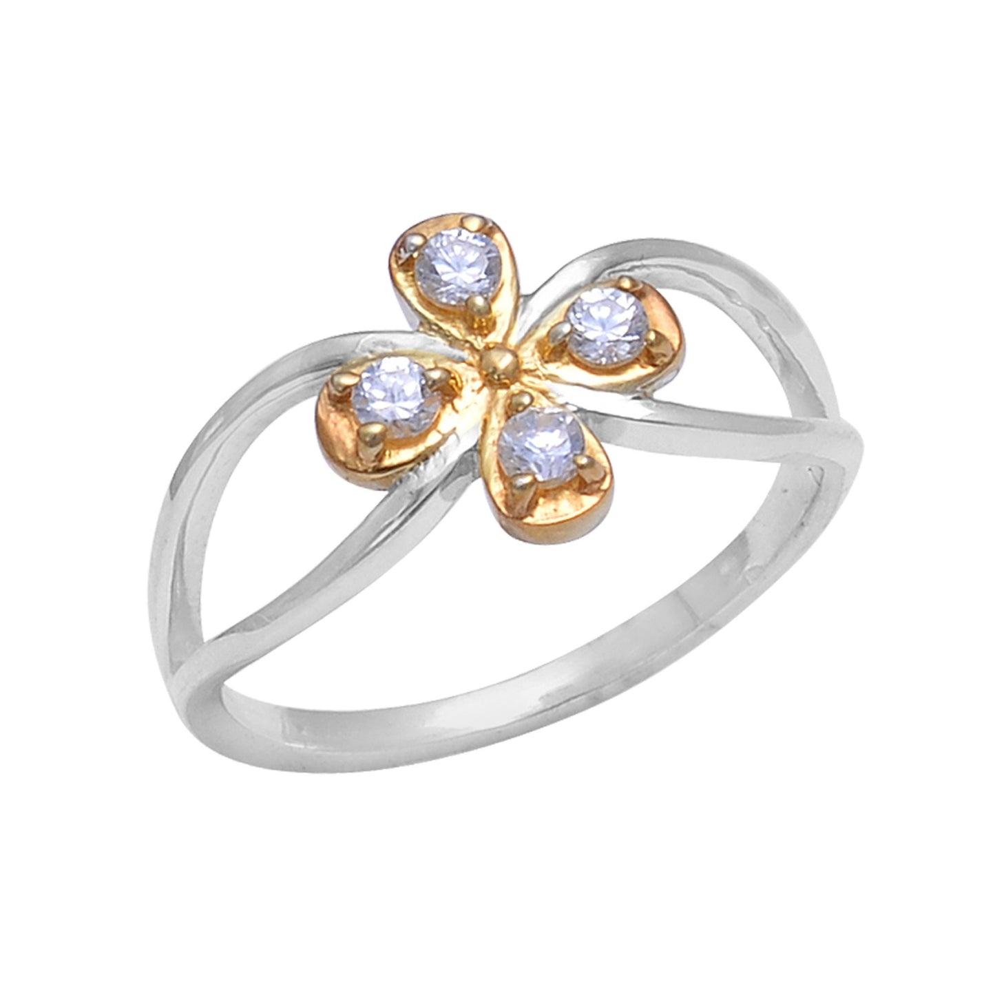 Cubic Zirconia Stackable Ring - Dainty CZ Gemstone Ring for Everyday Wear, Minimalist Elegant Jewelry Gift ,office wear