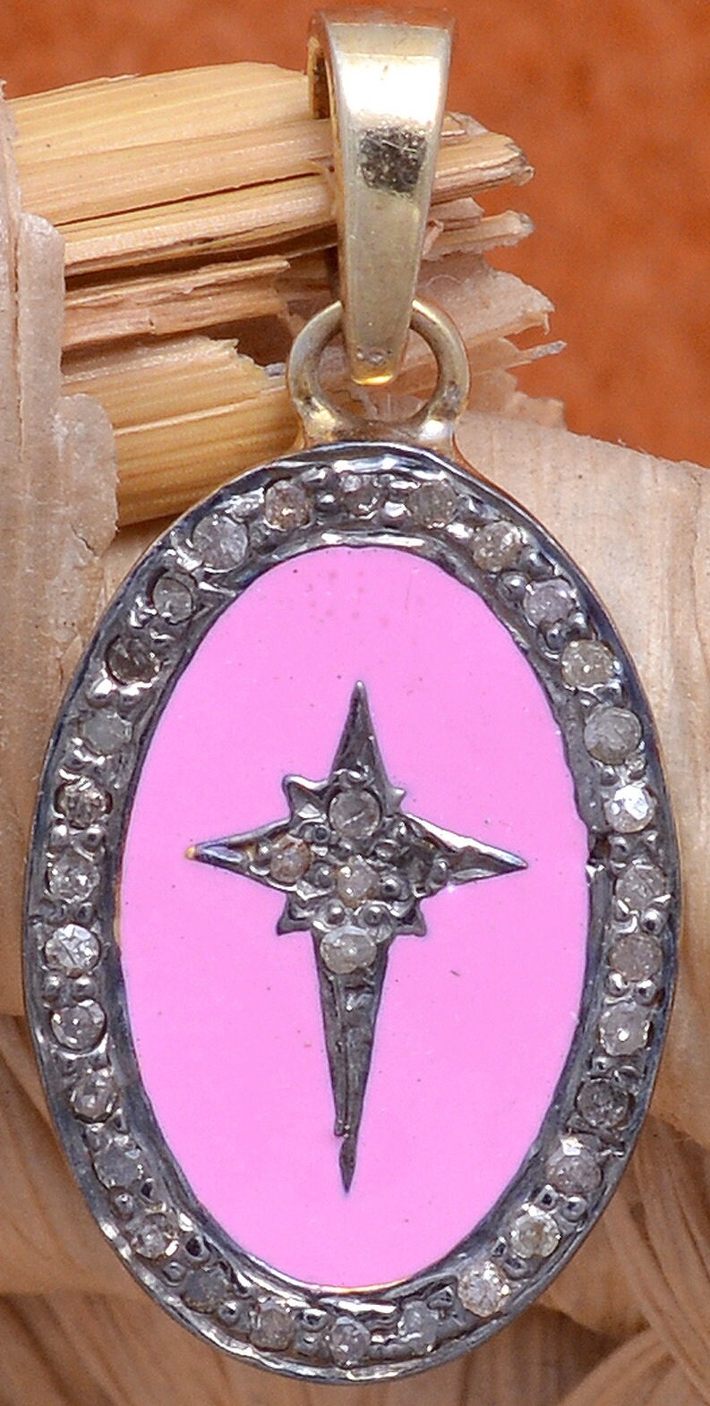 Handmade Oval Shaped Minimalist Pendant - Daily Wear Jewelry