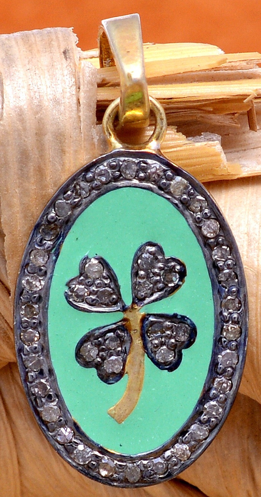 Handmade Oval Shaped Minimalist Pendant - Daily Wear Jewelry