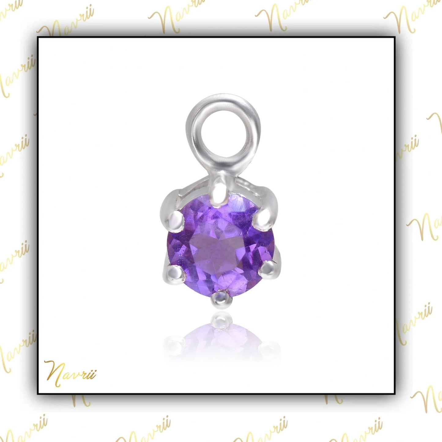 Natural Amethyst Gemstone Pendant