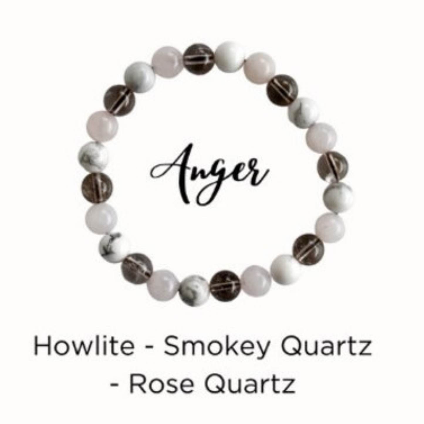 Anger Control Bracelet AAA+ high quality Genuine natural  gemstones