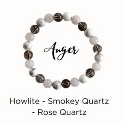 Anger Control Bracelet AAA+ high quality Genuine natural  gemstones