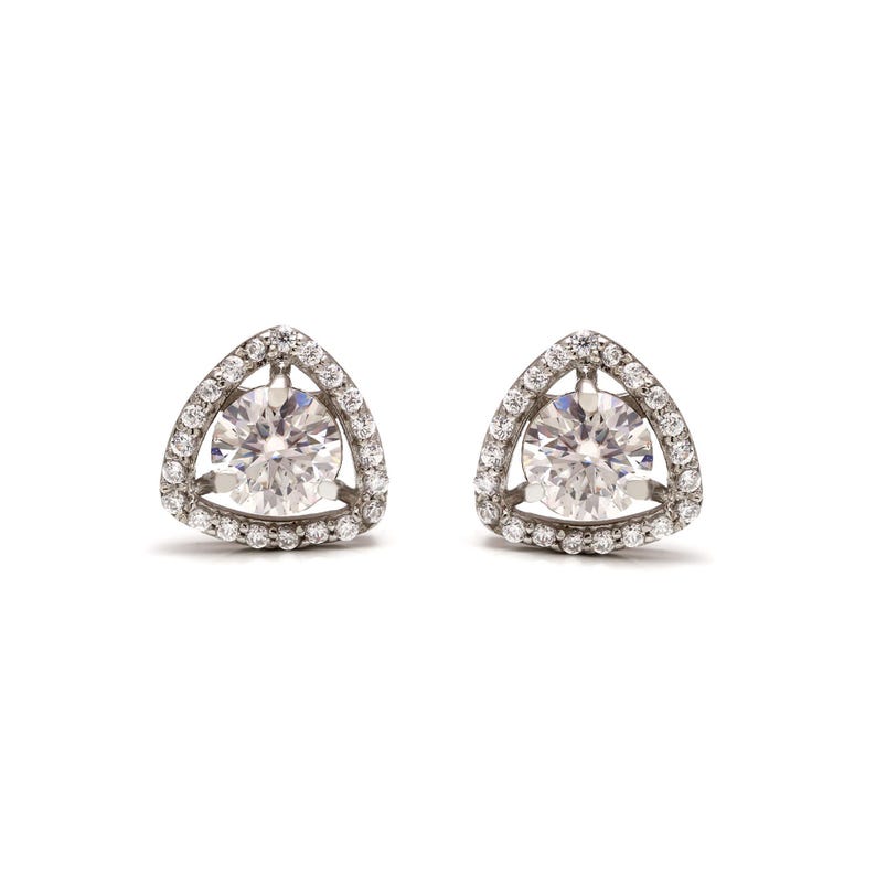 Moissanite Studs, 925 Silver, 100% Natural GRA Certified Moissanite, Stud for Gift, 925 Silver Jewelry, 1.6cts Moissanite Pair.