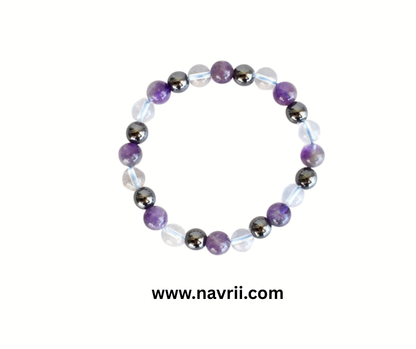 Aquarius Zodiac Gemstones Bracelet – Vision · Balance · Innovation