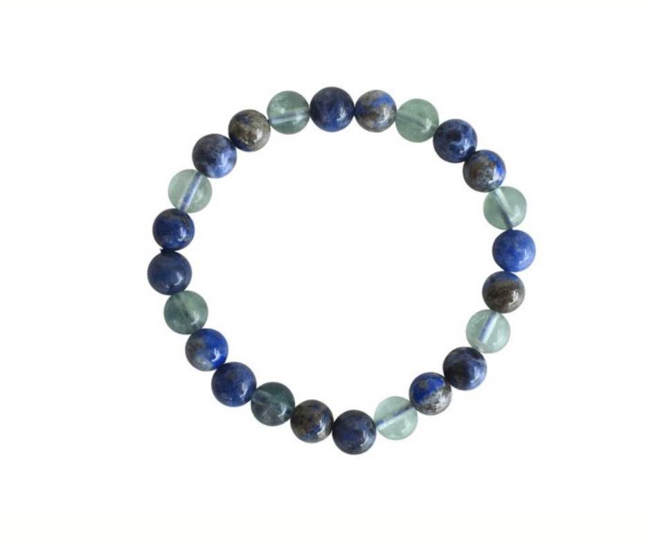 🌿 Virgo Zodiac Gemstones Bracelet – Grounded Wisdom for the Earth Sign Maiden ♍︎