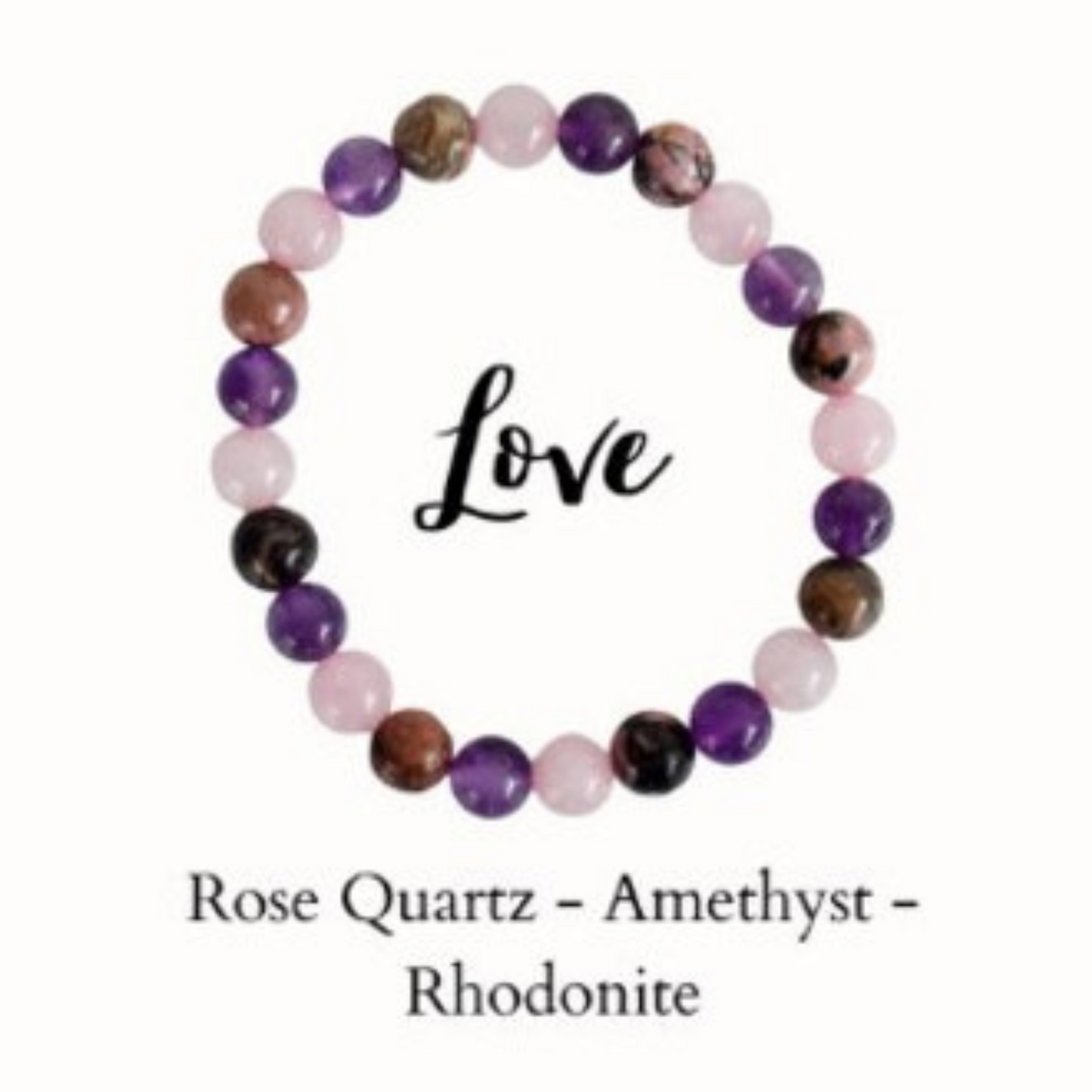 AAA+  Love Attract Bracelet, Crystal Stone Bead Bracelet, Popularity Bracelet, Friendship Bracelet, Rose Quartz 8MM Beaded Bracelet Cuff Bangle