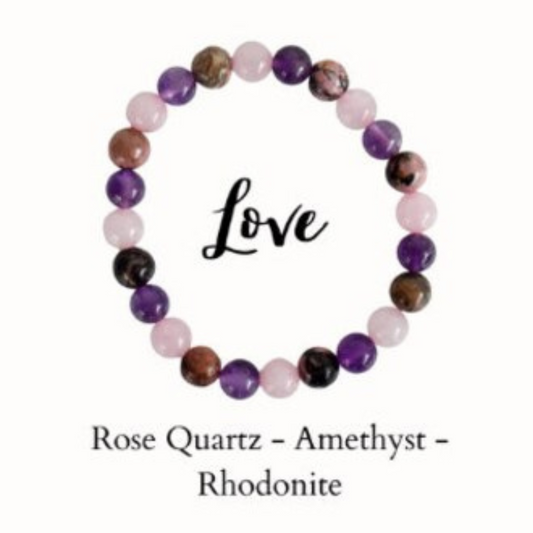 AAA+  Love Attract Bracelet, Crystal Stone Bead Bracelet, Popularity Bracelet, Friendship Bracelet, Rose Quartz 8MM Beaded Bracelet Cuff Bangle