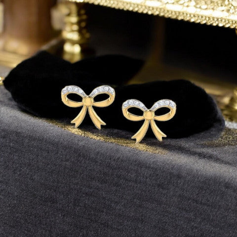 Bow Kids Earrings  High quality 925 Sterling silver
