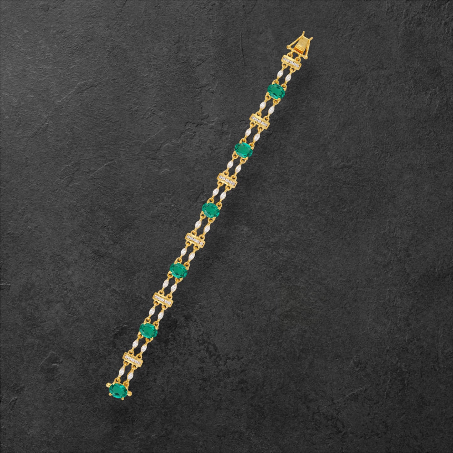 Labmade Sapphire Bracelet ,925 sterling silver Tennis Bracelet for Women
