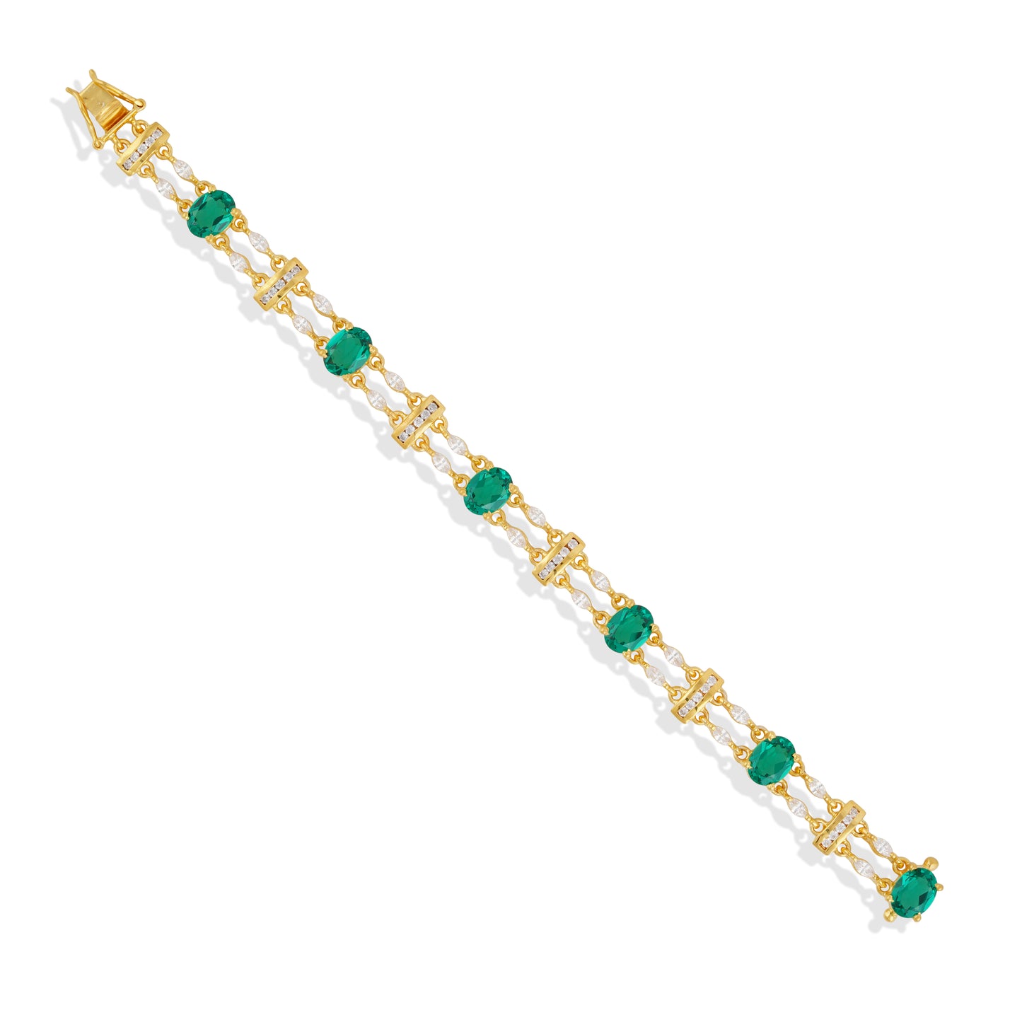 Labmade Sapphire Bracelet ,925 sterling silver Tennis Bracelet for Women