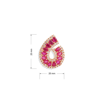 Open Oval Shaped Studs – Classy Everyday Earrings in Blue, Red & Green | Perfect Match for Any Outfit"