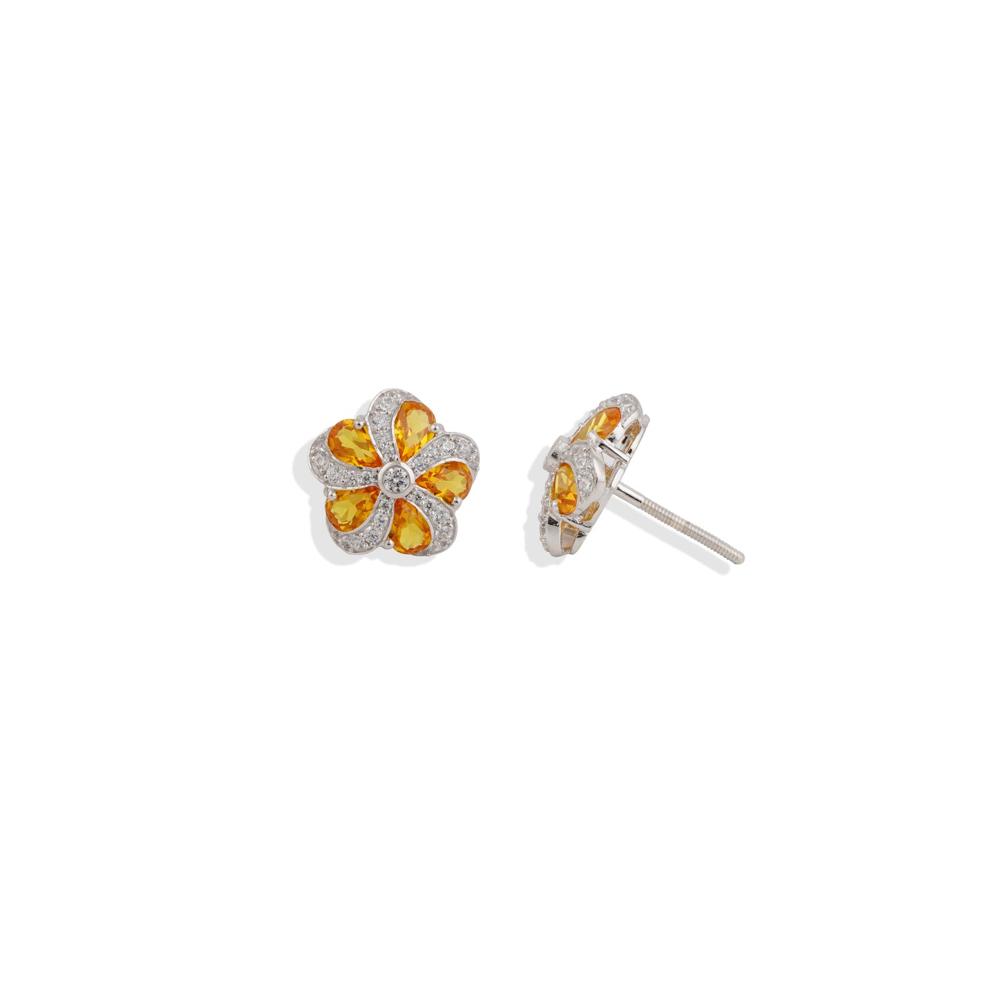 Flower Shaped Stud Earrings – Elegant & Pretty for Any Season | Timeless Beauty for Every Outfit
