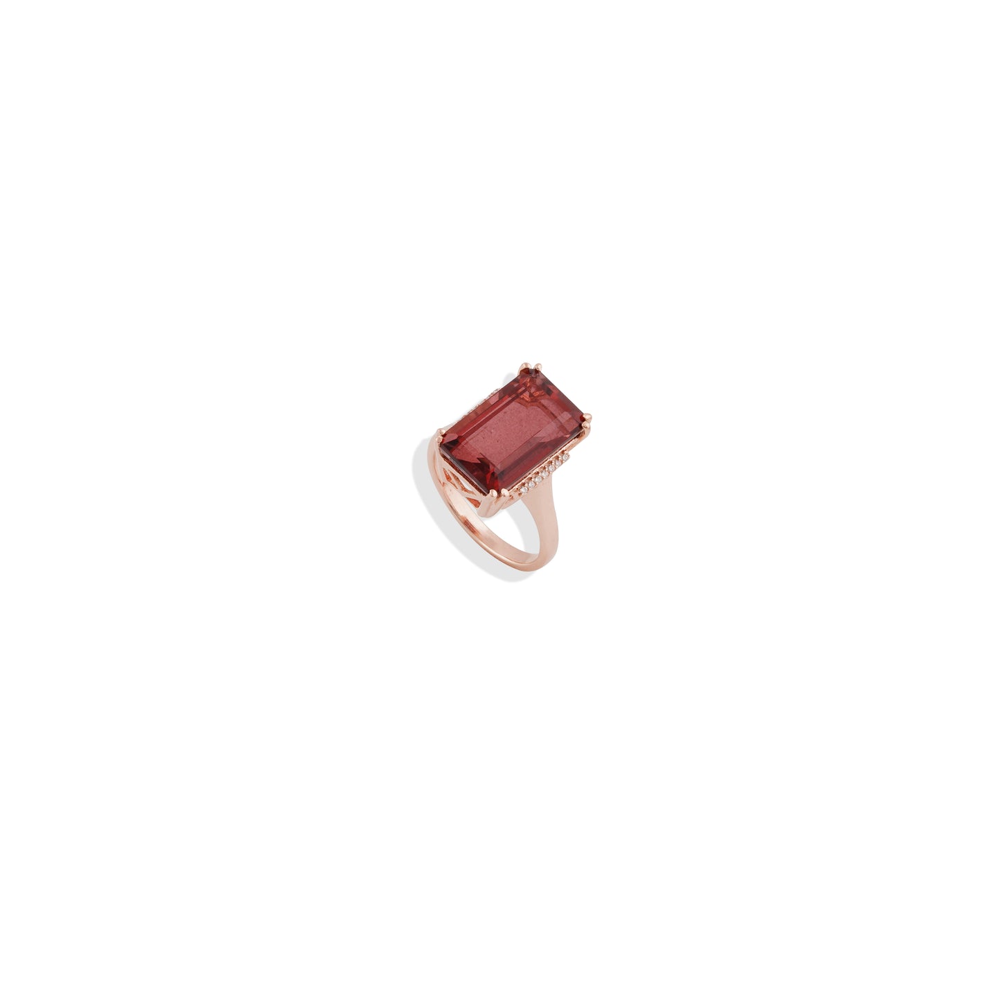 🔥 Garnet Red Baguette Ring – 925 Sterling Silver, Statement Cocktail Ring – Limited Stock! 🔥