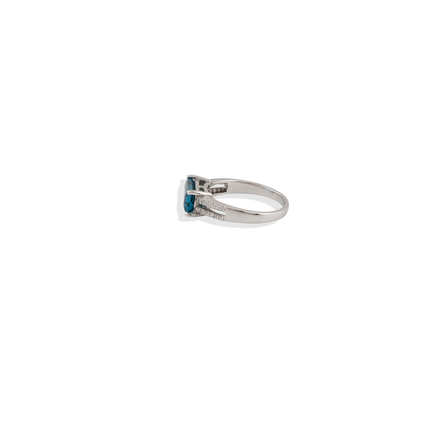 💙 London Blue Topaz Baguette Ring – 925 Sterling Silver, Elegant Statement Jewelry – Limited Stock! 💙