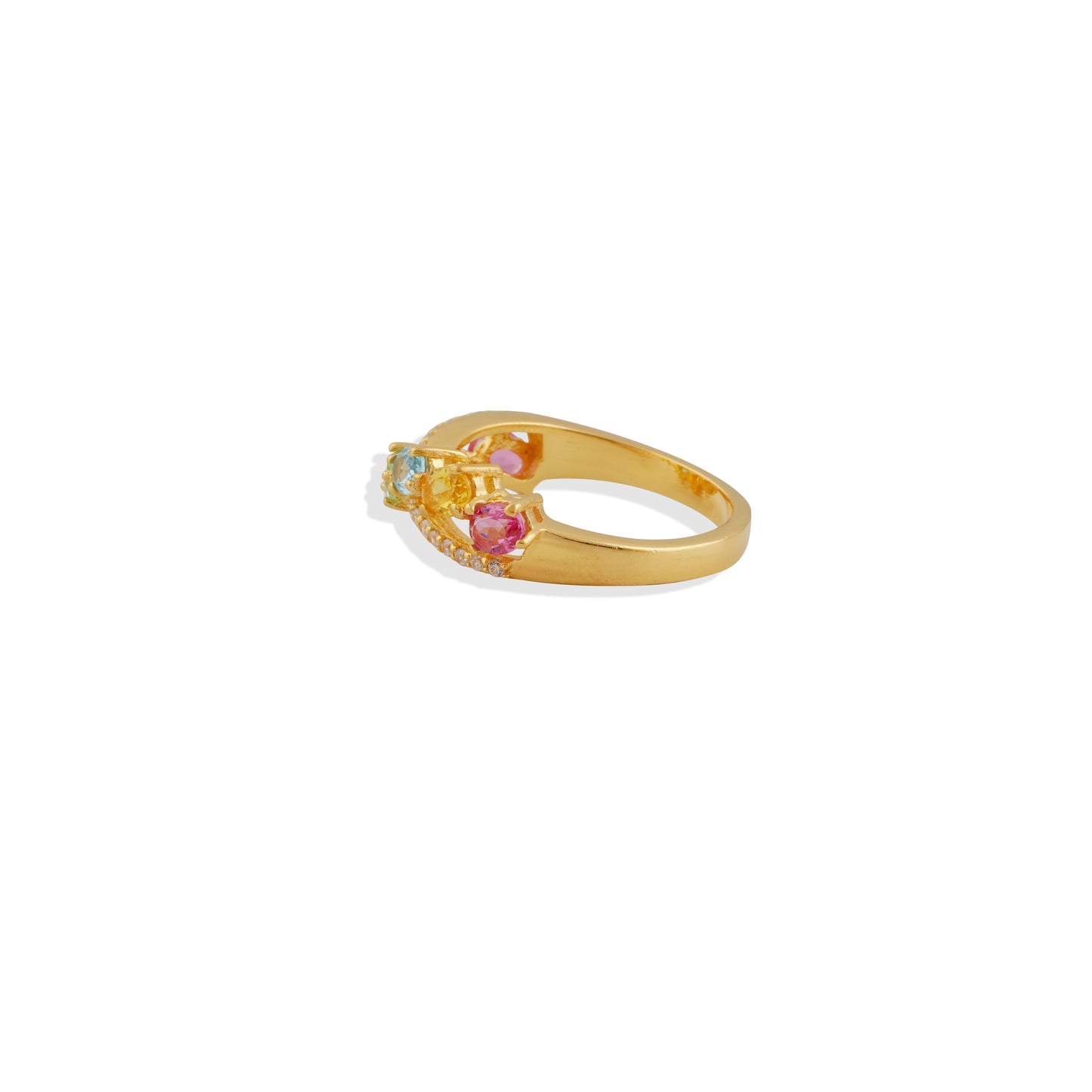 Elegant Emerald Green Gold-Plated Ring – Sterling Silver Statement Jewelry, May Birthstone, Trending & Limited Stock!)