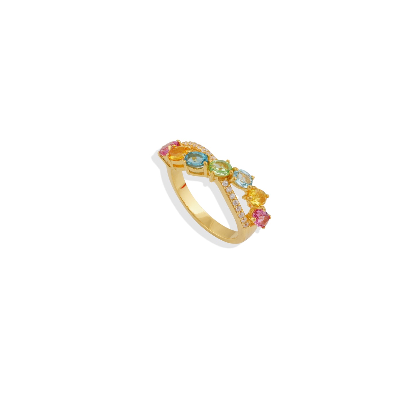 Elegant Emerald Green Gold-Plated Ring – Sterling Silver Statement Jewelry, May Birthstone, Trending & Limited Stock!)