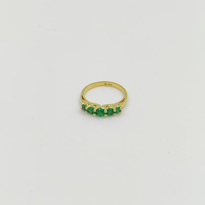 Multi colors Gemstone bands for Thumb & Ring finger.