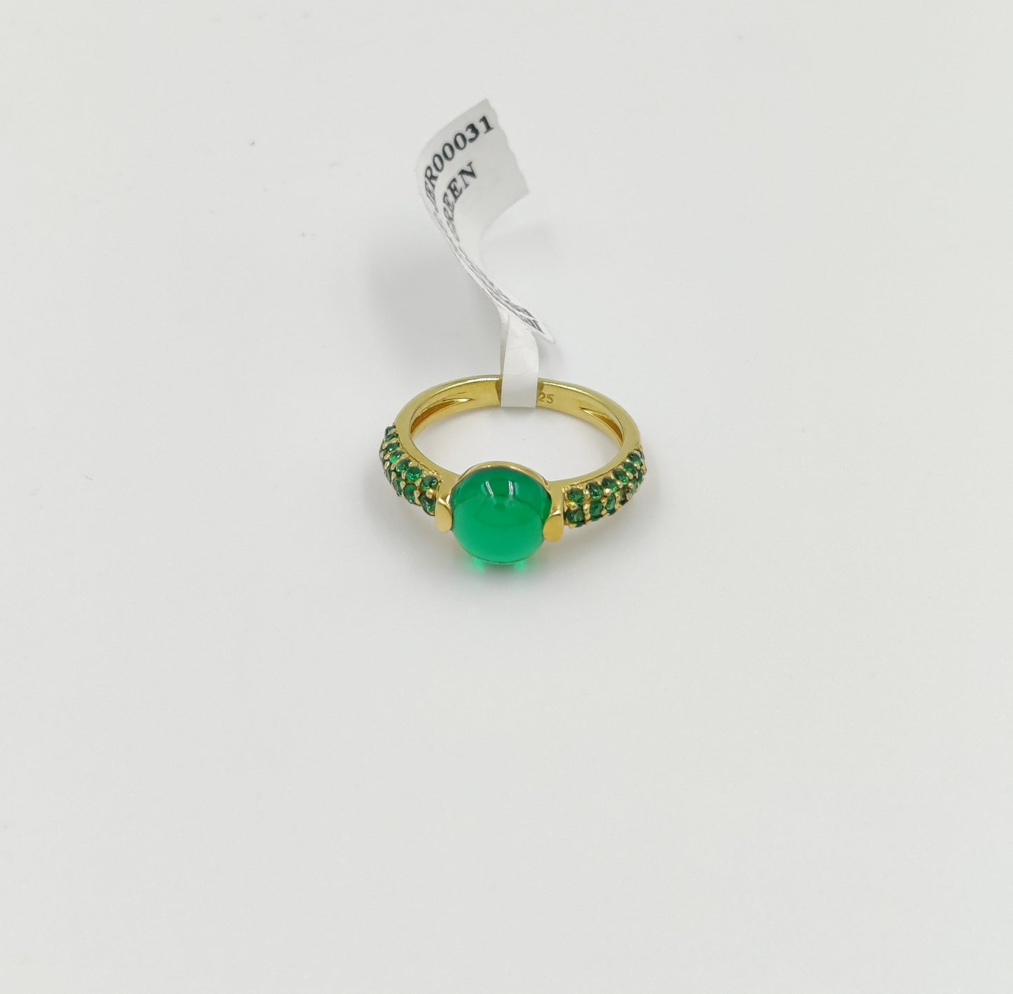 ✨925 Sterling Silver Gemstone Ring – Blue Topaz, Green Onyx & Ruby – Trendy Statement Ring – Perfect Gift for Her ✨