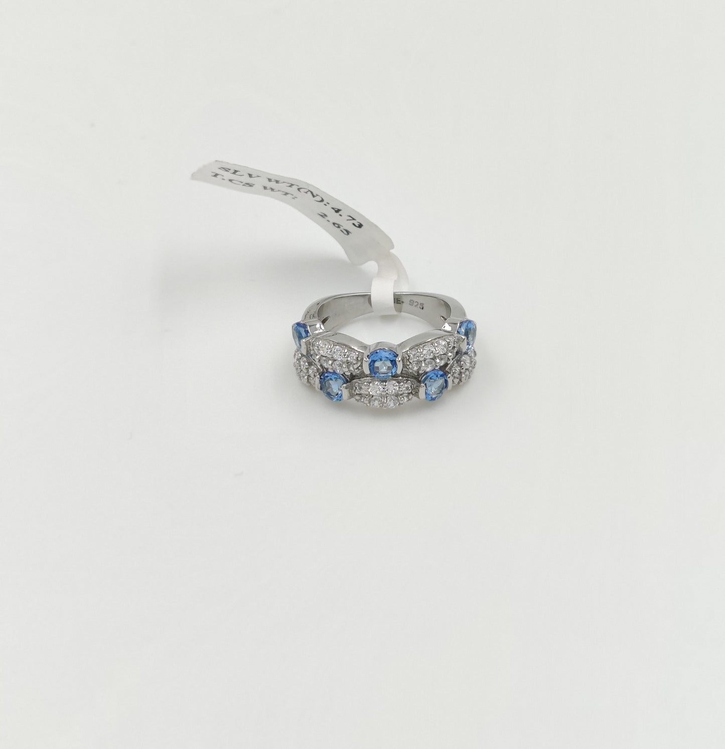 Lab made Ruby Gemstones Sterling Silver Ring