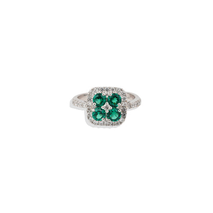 AAA+ Quality Labmade Gemstones Ring In 925 Sterling Silver