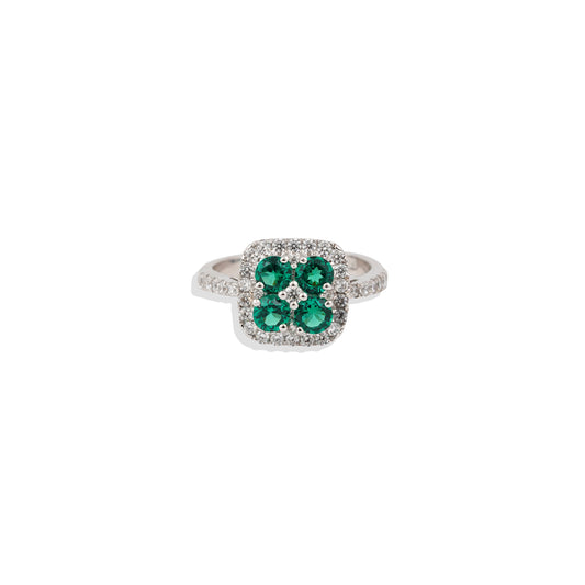 AAA+ Quality Labmade Gemstones Ring In 925 Sterling Silver