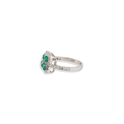 AAA+ Quality Labmade Gemstones Ring In 925 Sterling Silver