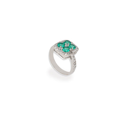 AAA+ Quality Labmade Gemstones Ring In 925 Sterling Silver