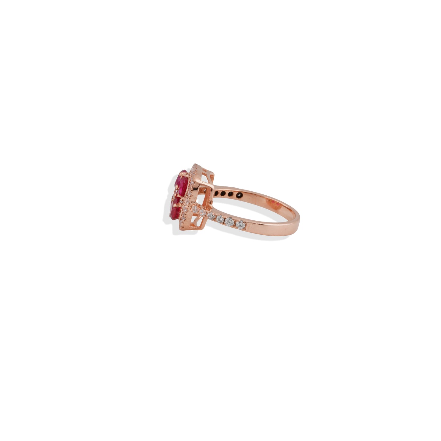 AAA+ Quality Labmade Gemstones Ring In 925 Sterling Silver