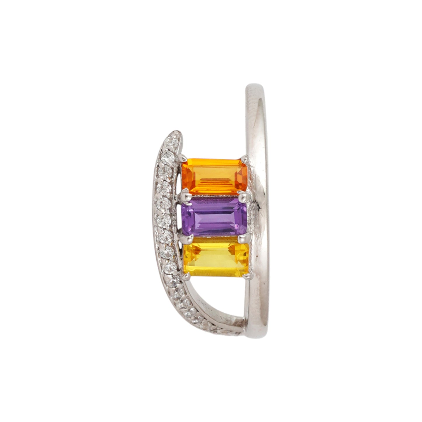 Vibrant Multi-Gemstone Ring - 925 Sterling Cocktail Ring - Limited Stock!