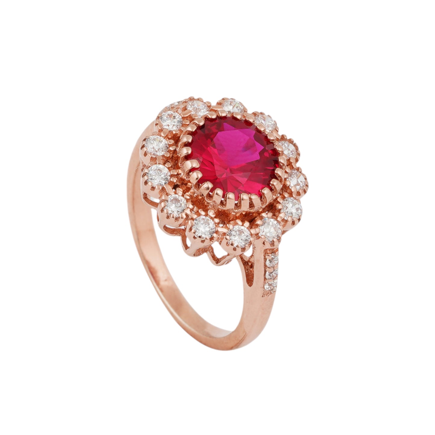 925 Sterling Silver – Vintage-Inspired Cocktail  Round shaped Ring – Limited Stock!