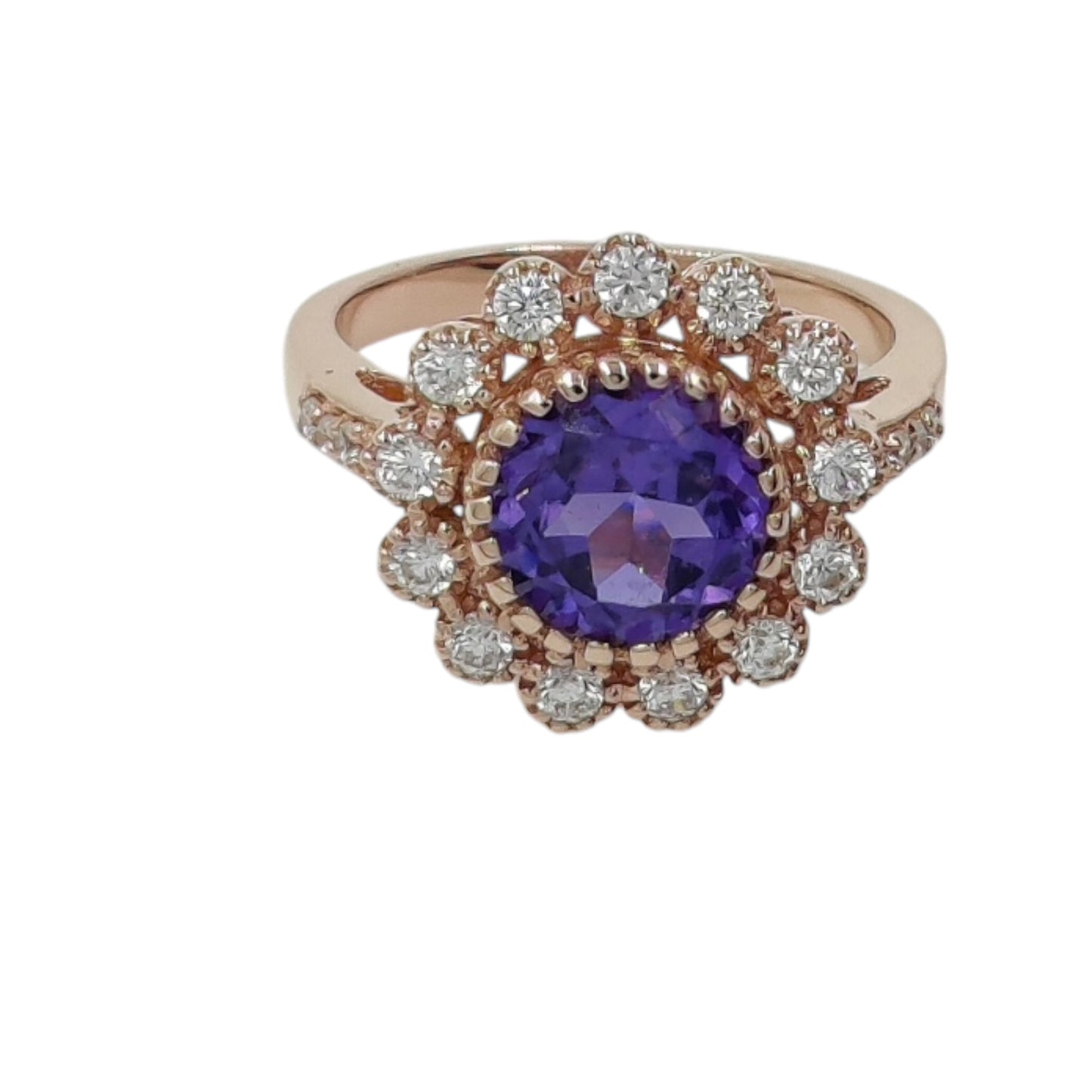 925 Sterling Silver – Vintage-Inspired Cocktail  Round shaped Ring – Limited Stock!