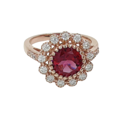 925 Sterling Silver – Vintage-Inspired Cocktail  Round shaped Ring – Limited Stock!