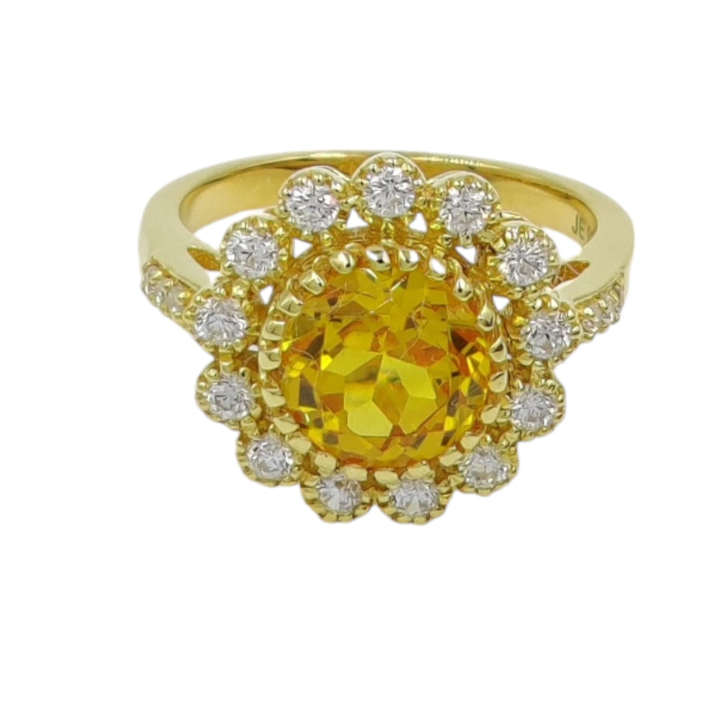 925 Sterling Silver – Vintage-Inspired Cocktail  Round shaped Ring – Limited Stock!