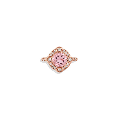 925 Sterling Silver Halo Gemstone Ring – Blue Sapphire, Emerald Green, Ruby Red, & Rose Quartz – Vintage-Inspired Statement Ring – Limited Stock!