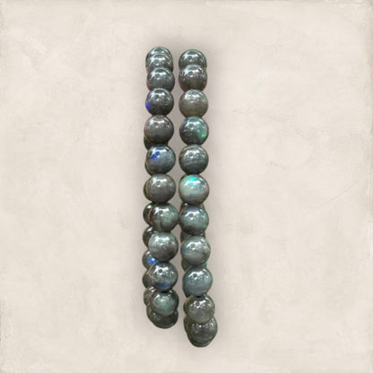 AAA+Quality 100% Natural & Authentic AAA+ Natural Labradorite 8mm Bracelet for Manifestation ,Transformation ,Protection,Intuition, Spiritual Awakening, Energy Shield, Unisex