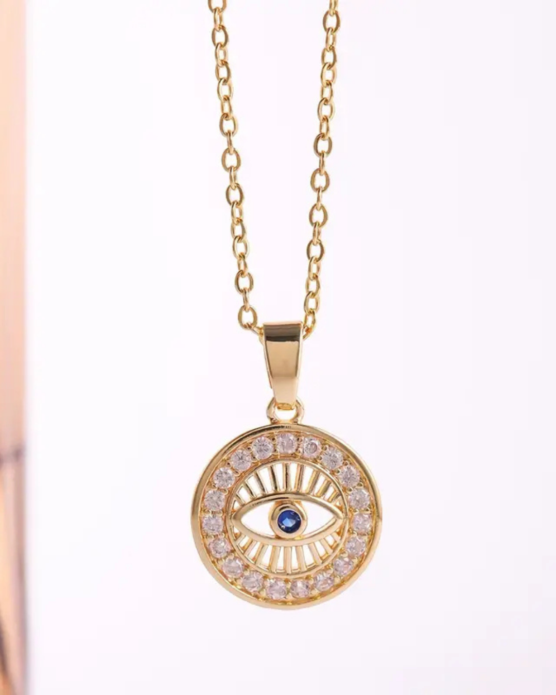 Evil Eye Pendant in 925 Sterling Silver – Protection &amp; Elegance in One