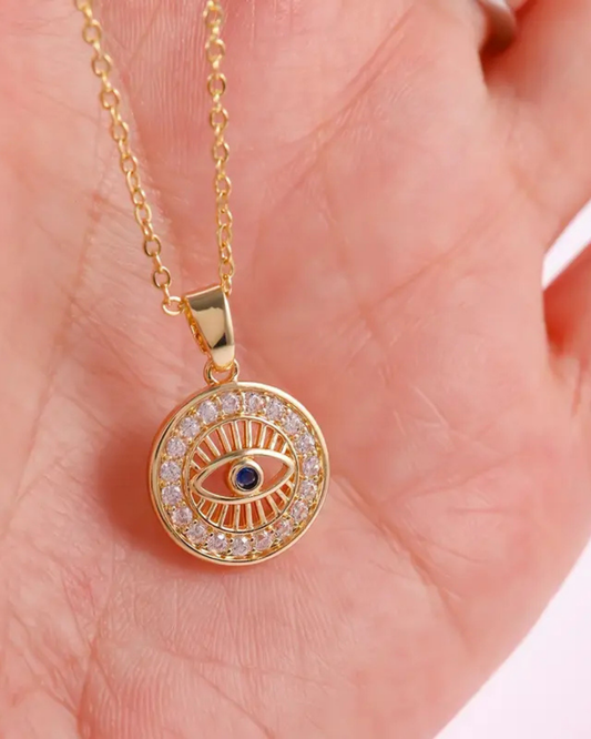 Evil Eye Pendant in 925 Sterling Silver – Protection &amp; Elegance in One