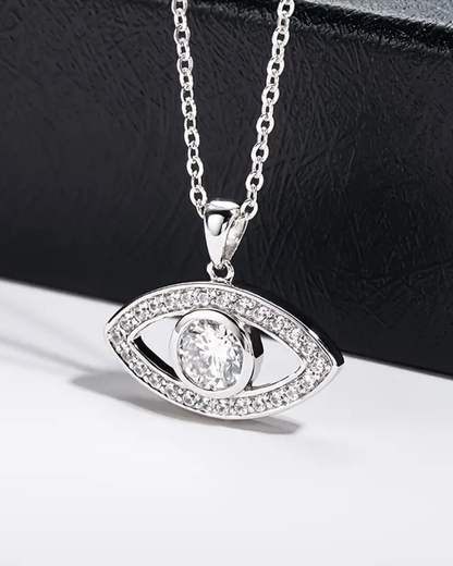 Evil Eye Pendant in 925 Sterling Silver – Protection &amp; Elegance in One