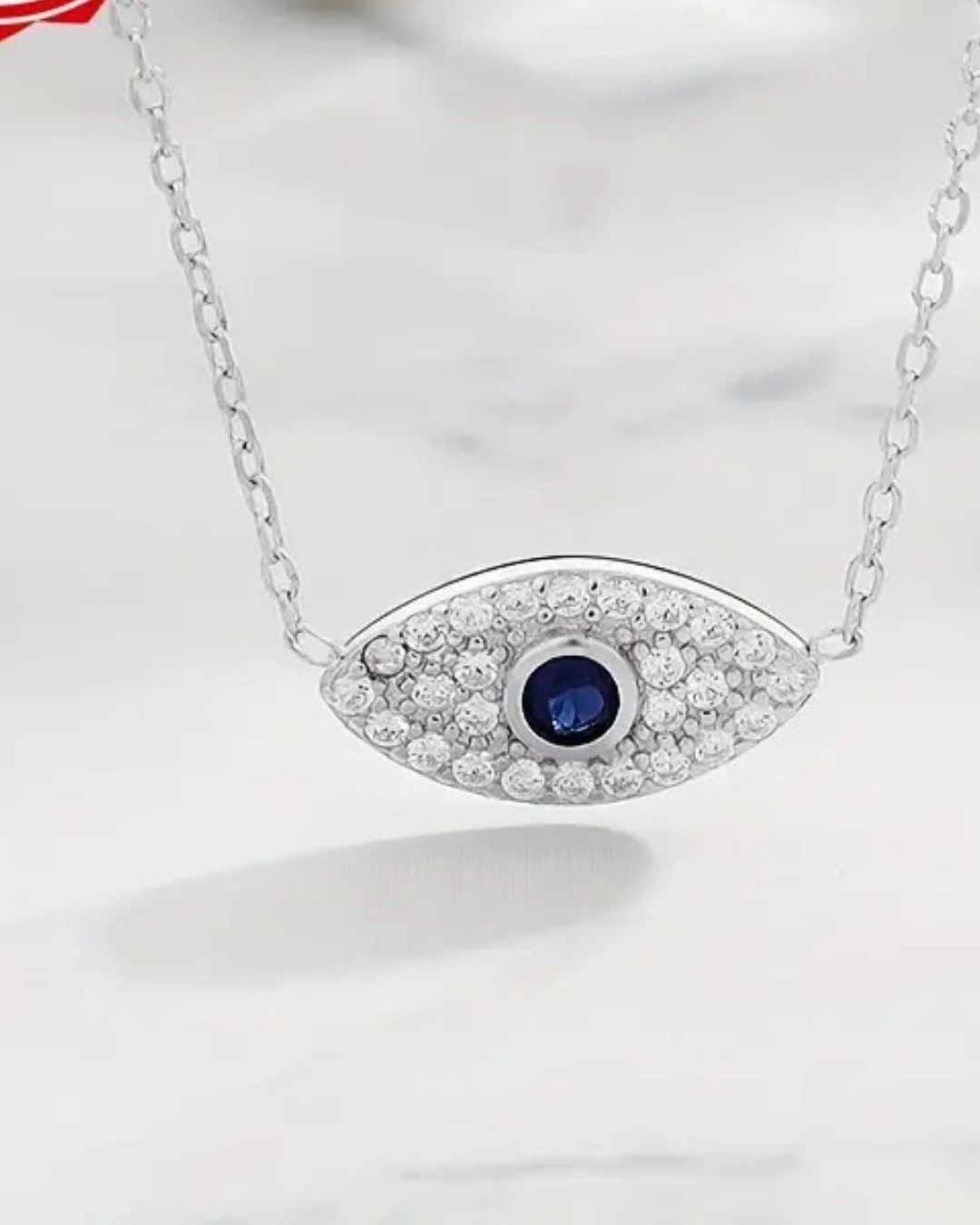 Evil Eye Pendant in 925 Sterling Silver – Protection & Elegance in One