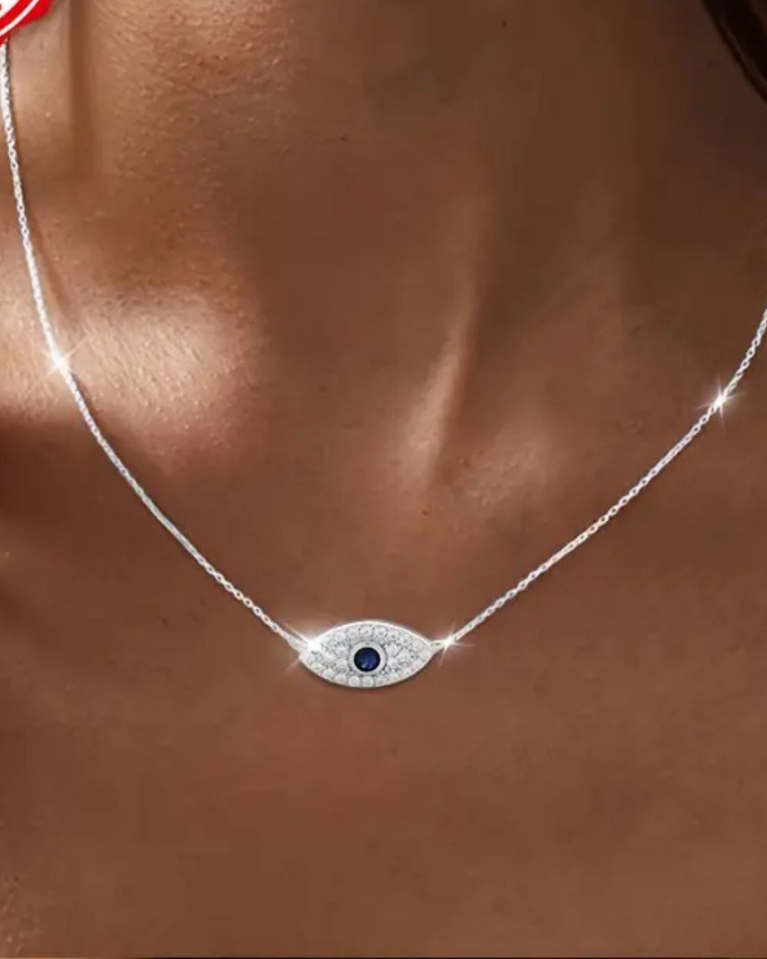 Evil Eye Pendant in 925 Sterling Silver – Protection & Elegance in One
