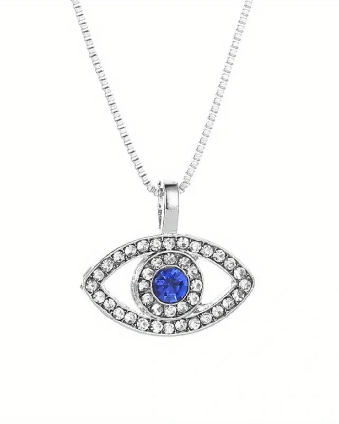 Evil Eye Pendant in 925 Sterling Silver – Protection & Elegance in One