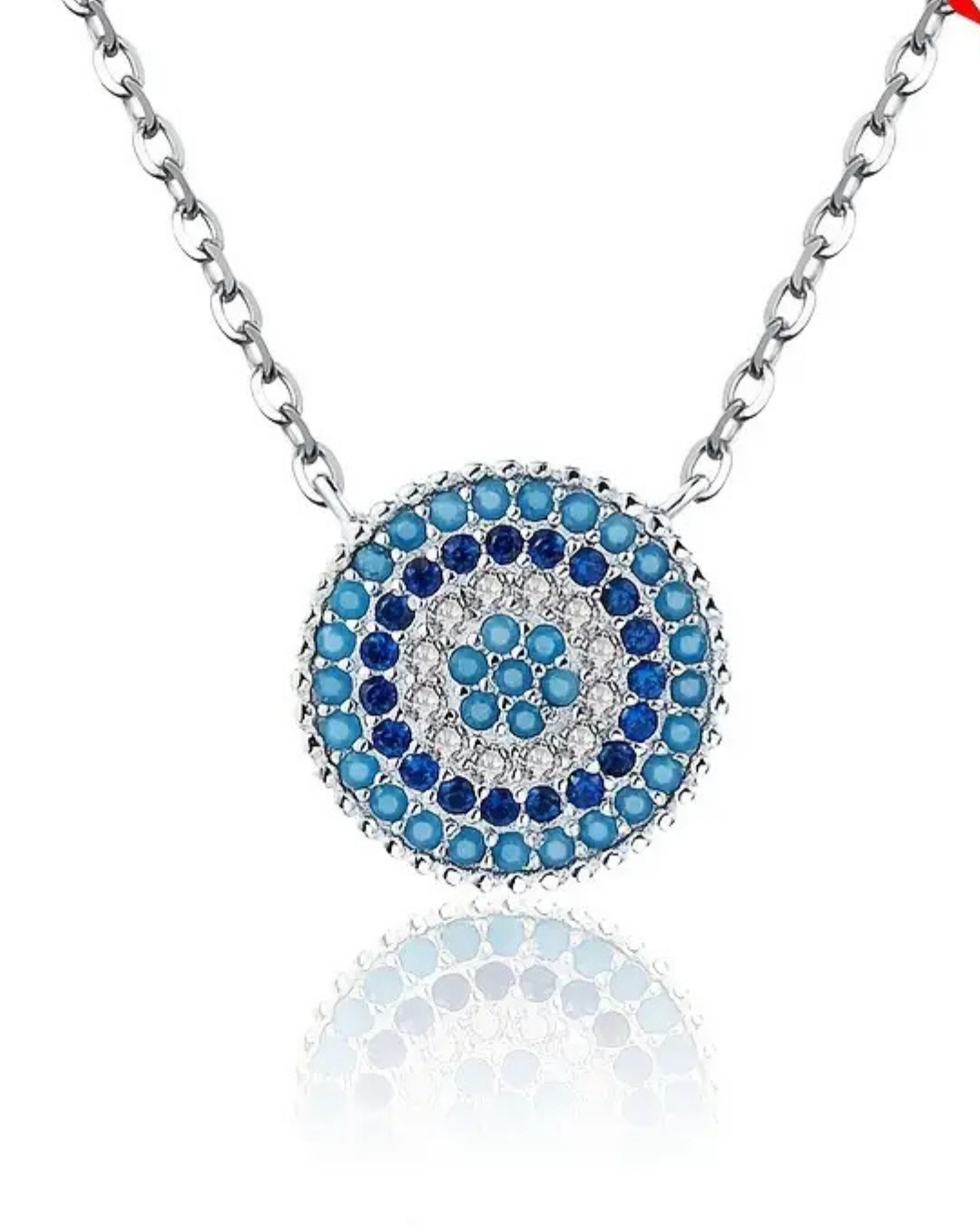 Evil Eye Pendant in 925 Sterling Silver – Protection & Elegance in One