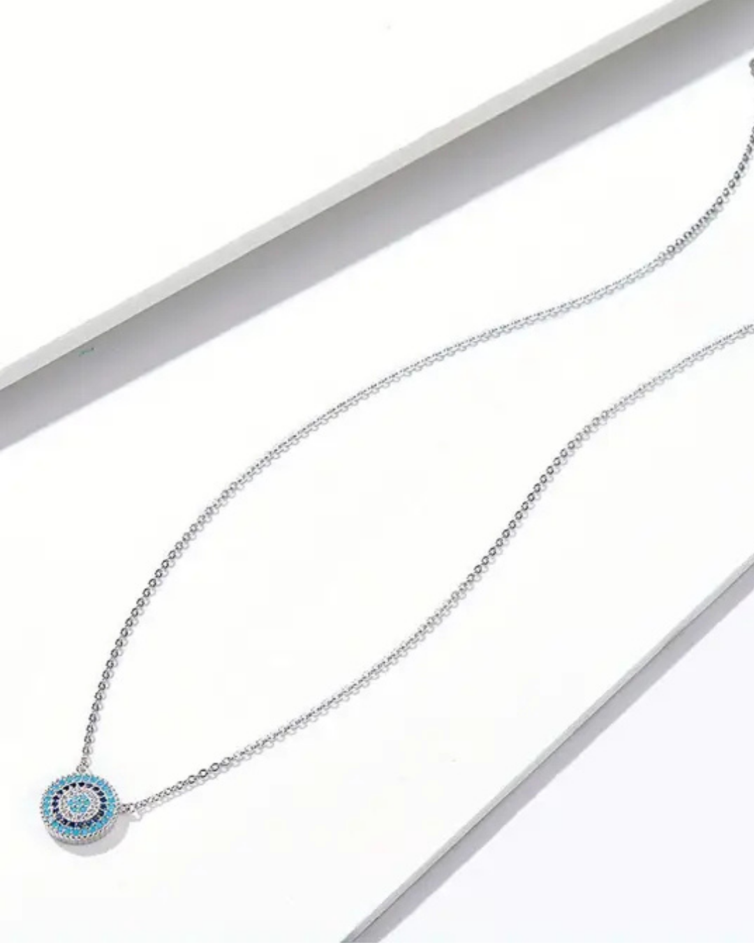 Evil Eye Pendant in 925 Sterling Silver – Protection & Elegance in One