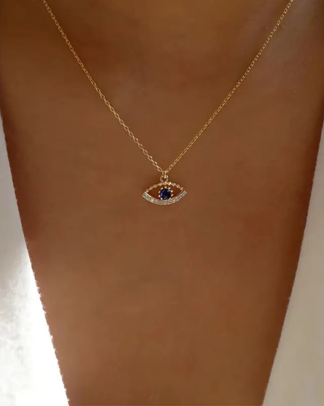 Evil Eye Pendant in 925 Sterling Silver – Protection &amp; Elegance in One