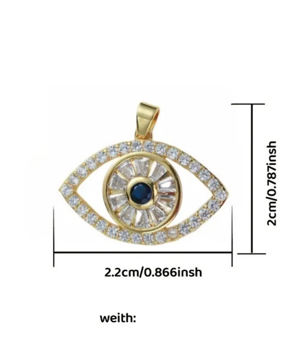 Evil Eye Pendant in 925 Sterling Silver – Protection & Elegance in One