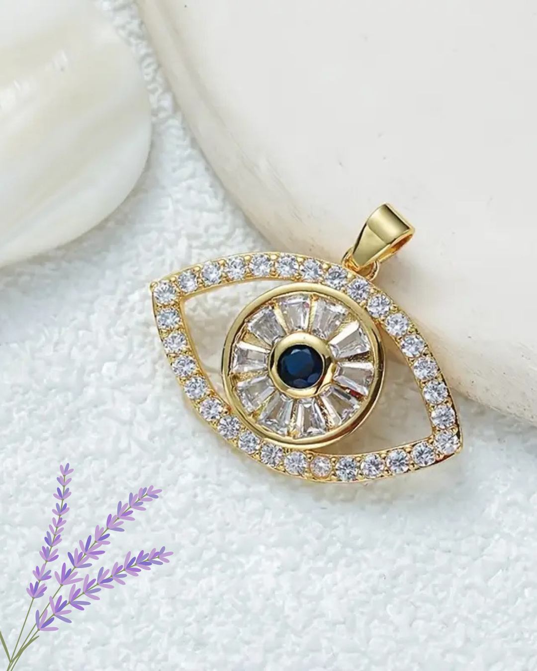 Evil Eye Pendant in 925 Sterling Silver – Protection & Elegance in One