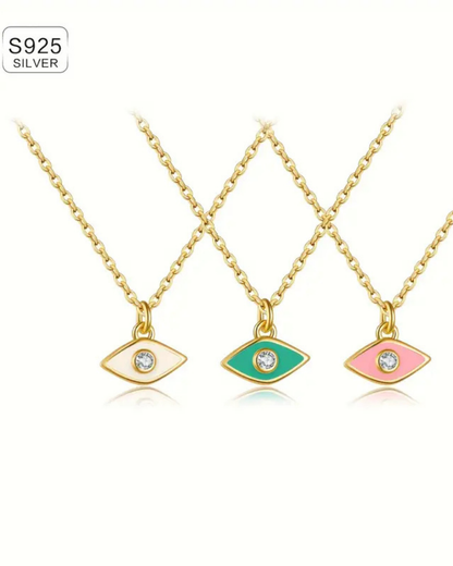 Evil Eye Pendant in 925 Sterling Silver – Protection &amp; Elegance in One
